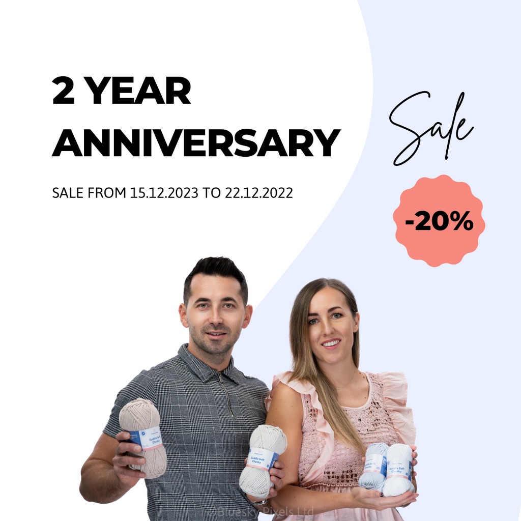 Dreamy Wool celebrates 2 YEAR ANNIVERSARY since shop launch!