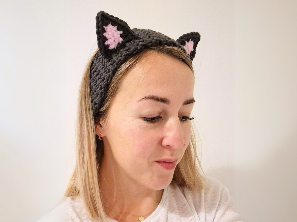 Cat Headband Crochet Pattern