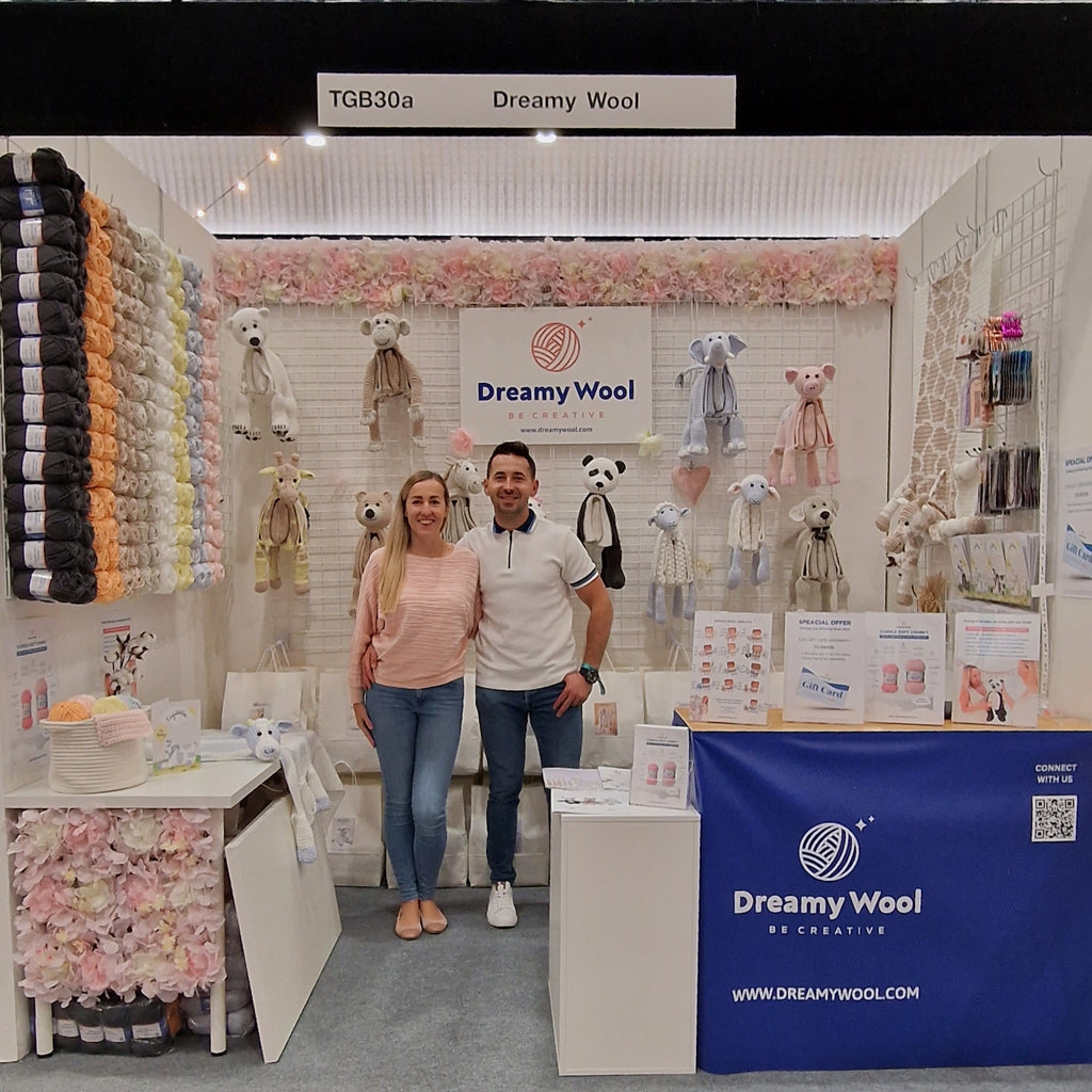 Dreamy Wool's first experience at the Knitting and Stitching Show