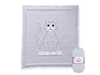 Bobbly CAT Crochet Baby Blanket KIT