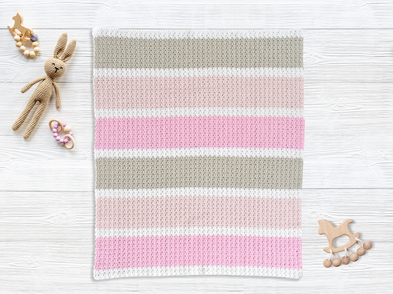 Blossom Crochet Baby Blanket Yarn Pack