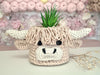 Highland Cow Crochet Basket Yarn Pack