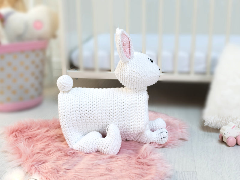 E-book Bunny Crochet Pattern Cuddle and Play Blanket Toy