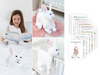E-book Bunny Crochet Pattern Cuddle and Play Blanket Toy