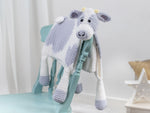 E-book Cow Crochet Pattern Cuddle and Play Blanket Toy