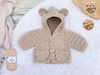 Bear Hug Crochet Baby Jacket Crochet Yarn Pack