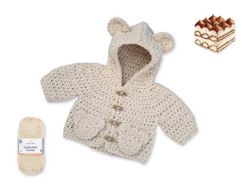 Bear Hug Crochet Baby Jacket Crochet Yarn Pack