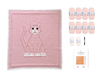 Bobbly CAT Crochet Baby Blanket KIT