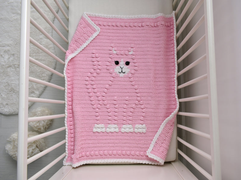 Bobbly CAT Crochet Baby Blanket KIT