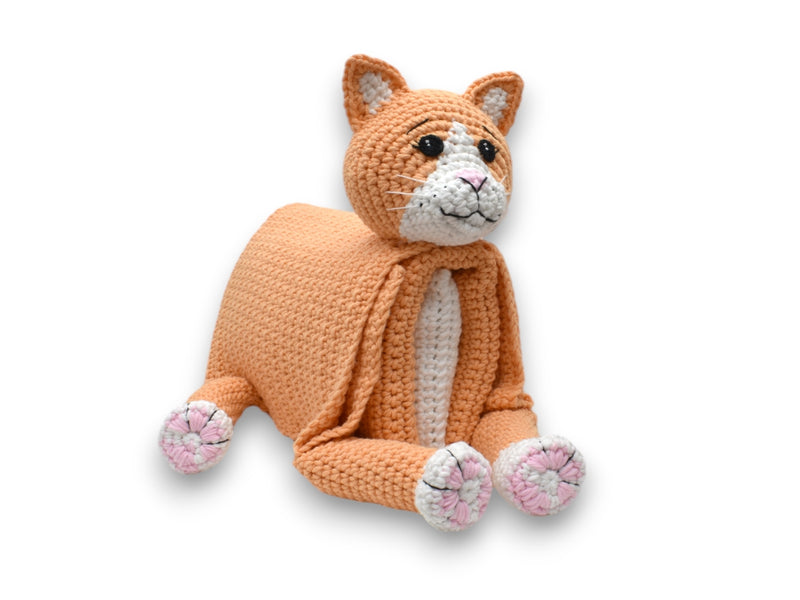 Cuddle and Play Cat Blanket Crochet KIT