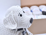 Cuddle and Play Labrador Dog Blanket Crochet KIT