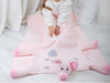E-book Pig Crochet Pattern Cuddle and Play Blanket Toy