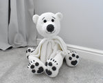 Cuddle and Play Polar Bear Blanket Crochet KIT