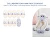 Cuddle and Play Sheep Crochet Blanket Yarn Pack