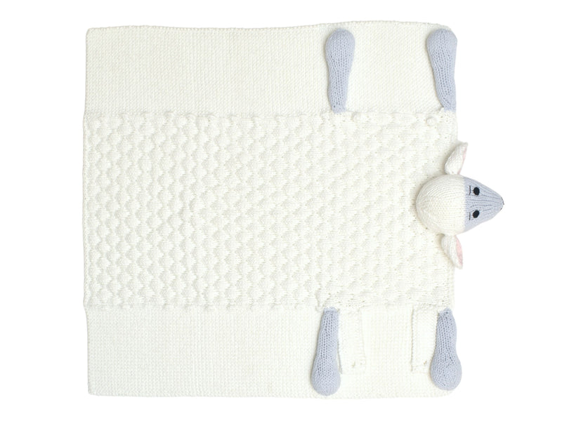 E-book Sheep Knitting Pattern Cuddle and Play Blanket Toy