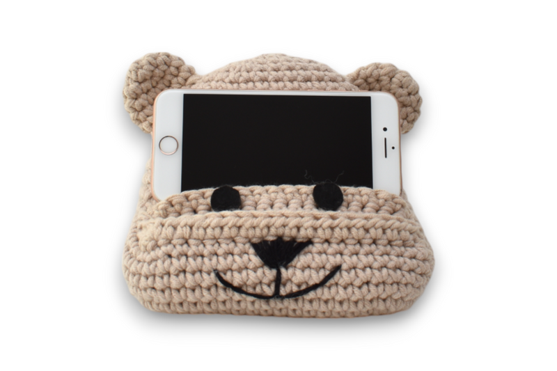 E-book Teddy Mobile Phone Holder Crochet Pattern