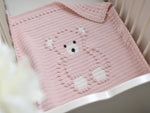 Bobbly Bear Baby Blanket Crochet KIT