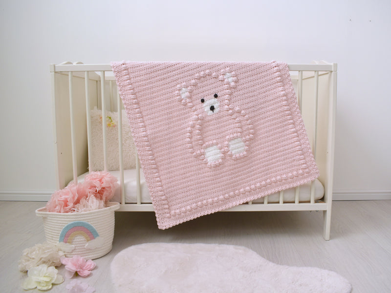 Bobbly Bear Crochet Baby Blanket Yarn Pack