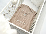 E-book Bobbly Highland Cow Baby Blanket Crochet Pattern / Scottish Cow Crochet Blanket