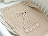 E-book Bobbly Highland Cow Baby Blanket Crochet Pattern / Scottish Cow Crochet Blanket