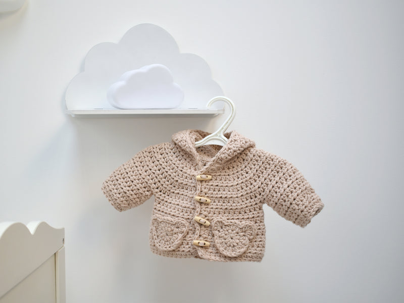 Bear Hug Crochet Baby Jacket Crochet Yarn Pack