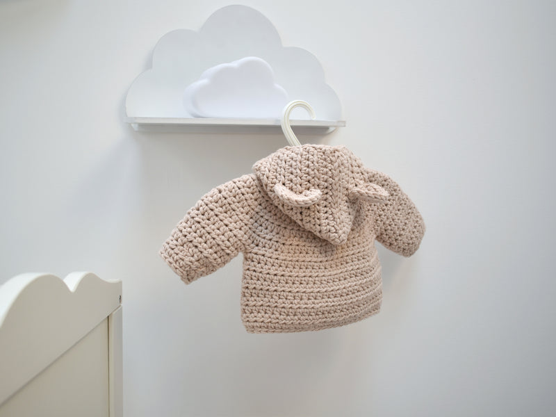 Bear Hug Crochet Baby Jacket Crochet Yarn Pack