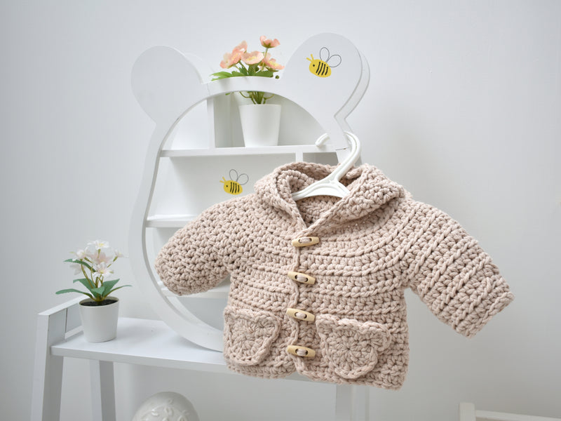Bear Hug Crochet Baby Jacket Crochet Yarn Pack