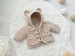 Bear Hug Crochet Baby Jacket Crochet Yarn Pack